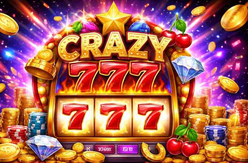 Crazy777 disponível no WWBB com interface organizada e jogabilidade estável